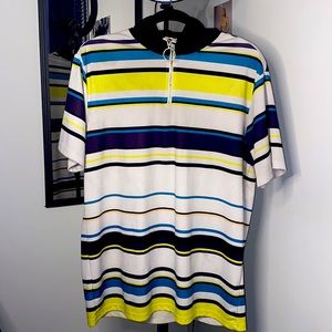 Zip up mulitcolor shirt